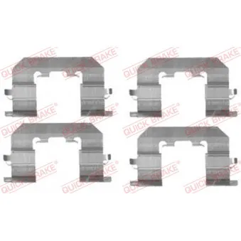 Kit d'accessoires, plaquette de frein à disque QUICK BRAKE 109-1723