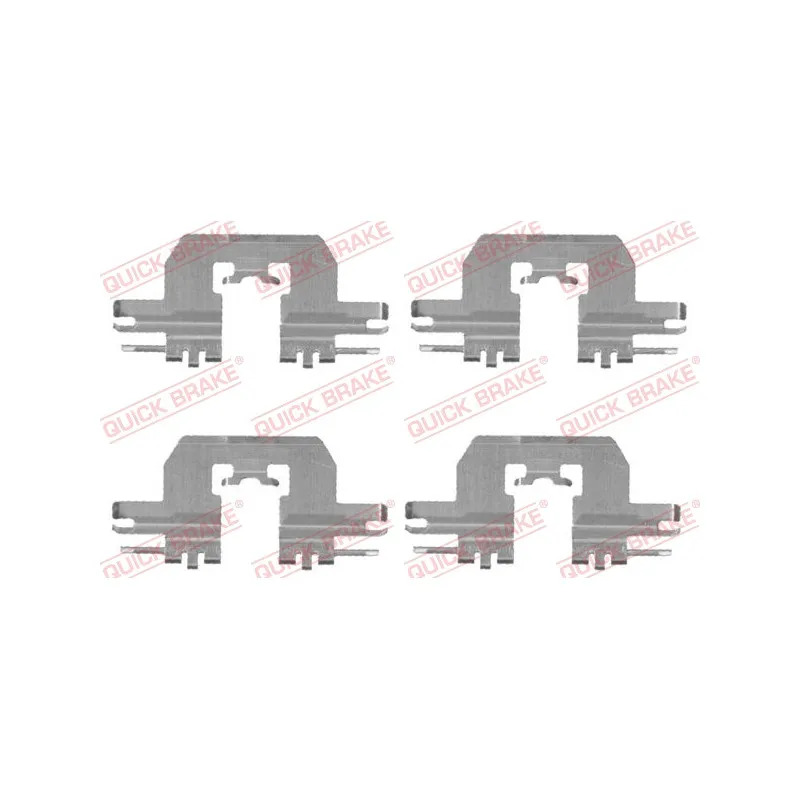 Kit d'accessoires, plaquette de frein à disque QUICK BRAKE 109-1724