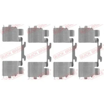 Kit d'accessoires, plaquette de frein à disque QUICK BRAKE 109-1725