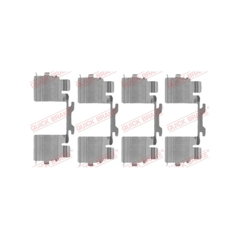 Kit d'accessoires, plaquette de frein à disque QUICK BRAKE 109-1725