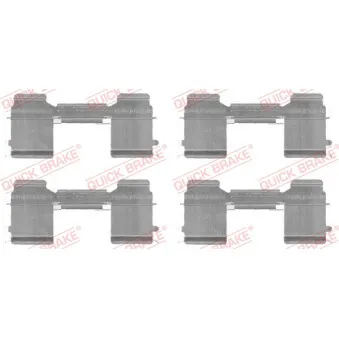 Kit d'accessoires, plaquette de frein à disque QUICK BRAKE 109-1726