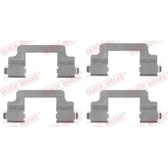Kit d'accessoires, plaquette de frein à disque QUICK BRAKE 109-1727