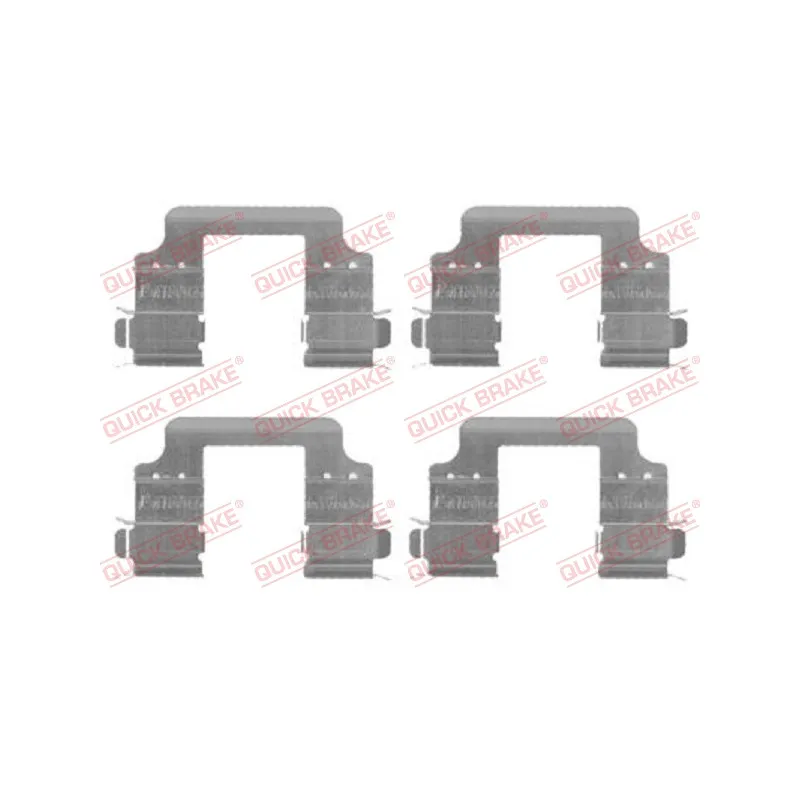 Kit d'accessoires, plaquette de frein à disque QUICK BRAKE 109-1728