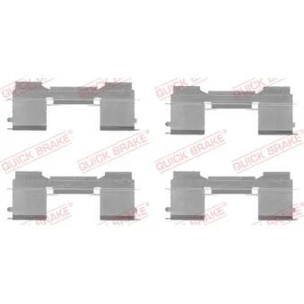 Kit d'accessoires, plaquette de frein à disque QUICK BRAKE 109-1729