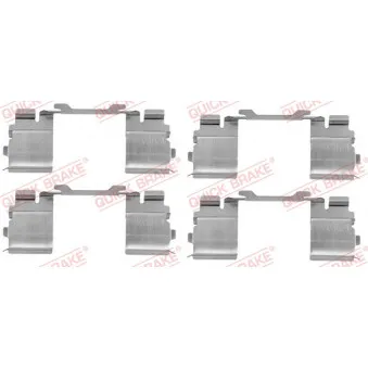 Kit d'accessoires, plaquette de frein à disque QUICK BRAKE 109-1730