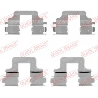 Kit d'accessoires, plaquette de frein à disque QUICK BRAKE 109-1731