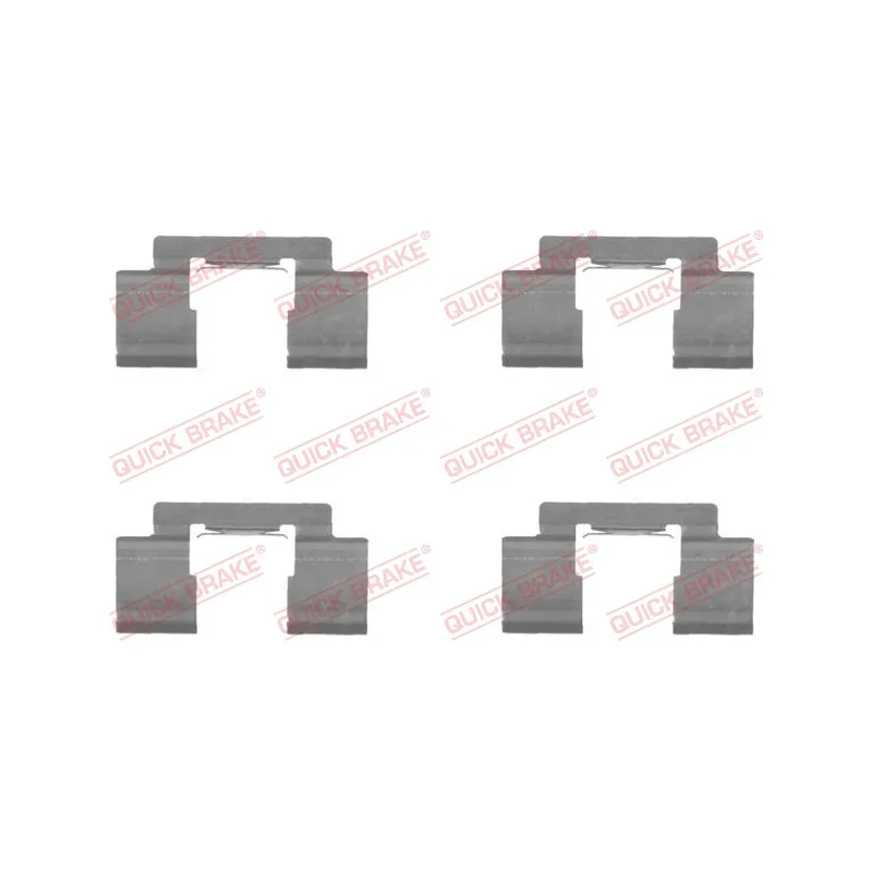 Kit d'accessoires, plaquette de frein à disque QUICK BRAKE 109-1732