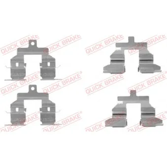 Kit d'accessoires, plaquette de frein à disque QUICK BRAKE 109-1737