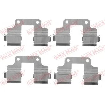 Kit d'accessoires, plaquette de frein à disque QUICK BRAKE 109-1739