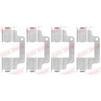 Kit d'accessoires, plaquette de frein à disque QUICK BRAKE 109-1740