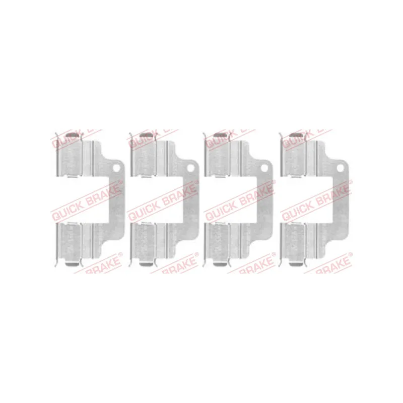 Kit d'accessoires, plaquette de frein à disque QUICK BRAKE 109-1740