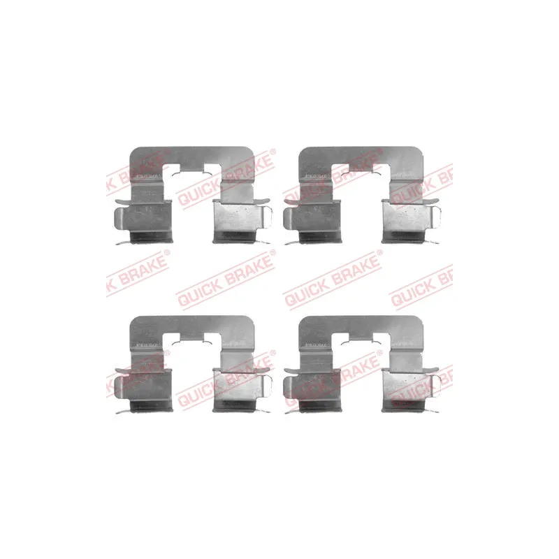 Kit d'accessoires, plaquette de frein à disque QUICK BRAKE 109-1741