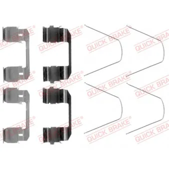 Kit d'accessoires, plaquette de frein à disque QUICK BRAKE 109-1743