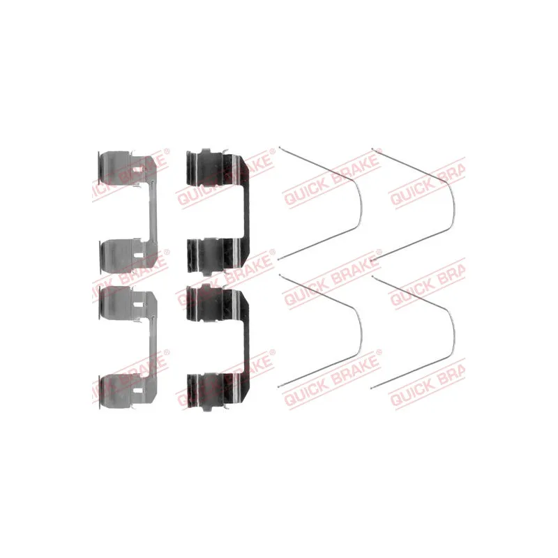 Kit d'accessoires, plaquette de frein à disque QUICK BRAKE 109-1743