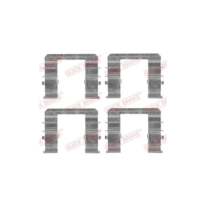 Kit d'accessoires, plaquette de frein à disque QUICK BRAKE 109-1744