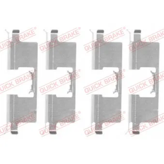 Kit d'accessoires, plaquette de frein à disque QUICK BRAKE 109-1745