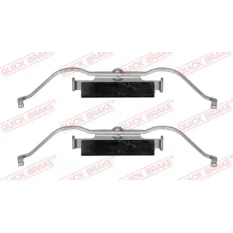 Kit d'accessoires, plaquette de frein à disque QUICK BRAKE 109-1747
