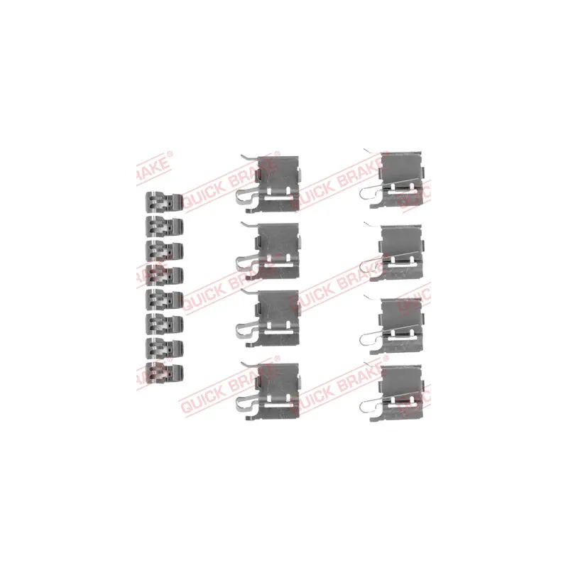 Kit d'accessoires, plaquette de frein à disque QUICK BRAKE 109-1748