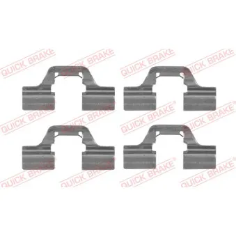 Kit d'accessoires, plaquette de frein à disque QUICK BRAKE 109-1749