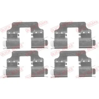 Kit d'accessoires, plaquette de frein à disque QUICK BRAKE 109-1750