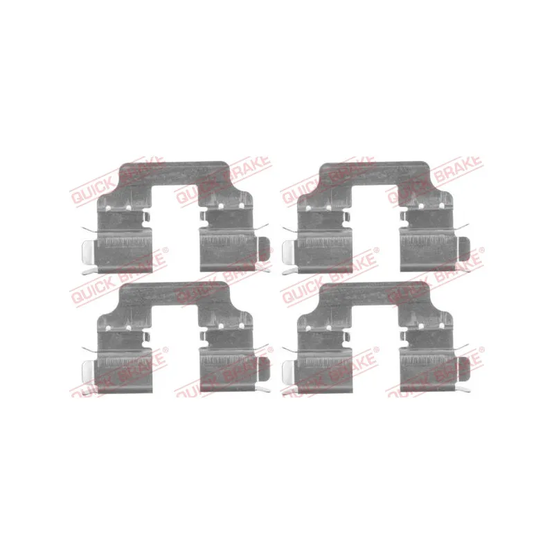 Kit d'accessoires, plaquette de frein à disque QUICK BRAKE 109-1750