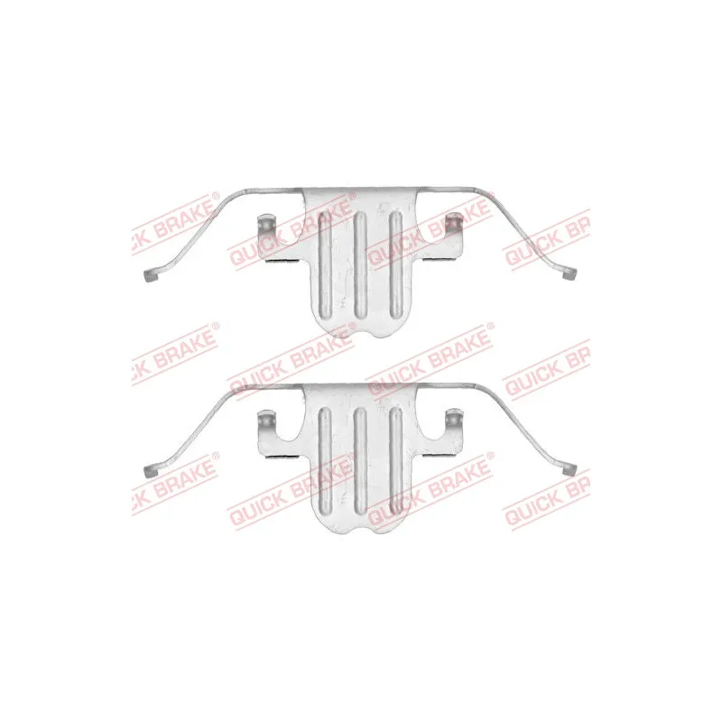 Kit d'accessoires, plaquette de frein à disque QUICK BRAKE 109-1751