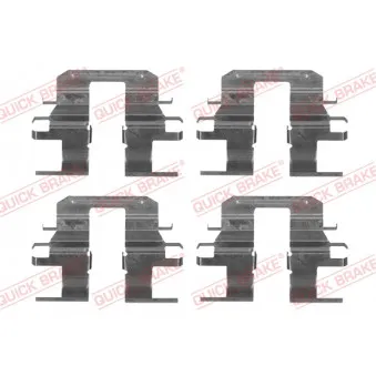 Kit d'accessoires, plaquette de frein à disque QUICK BRAKE 109-1753
