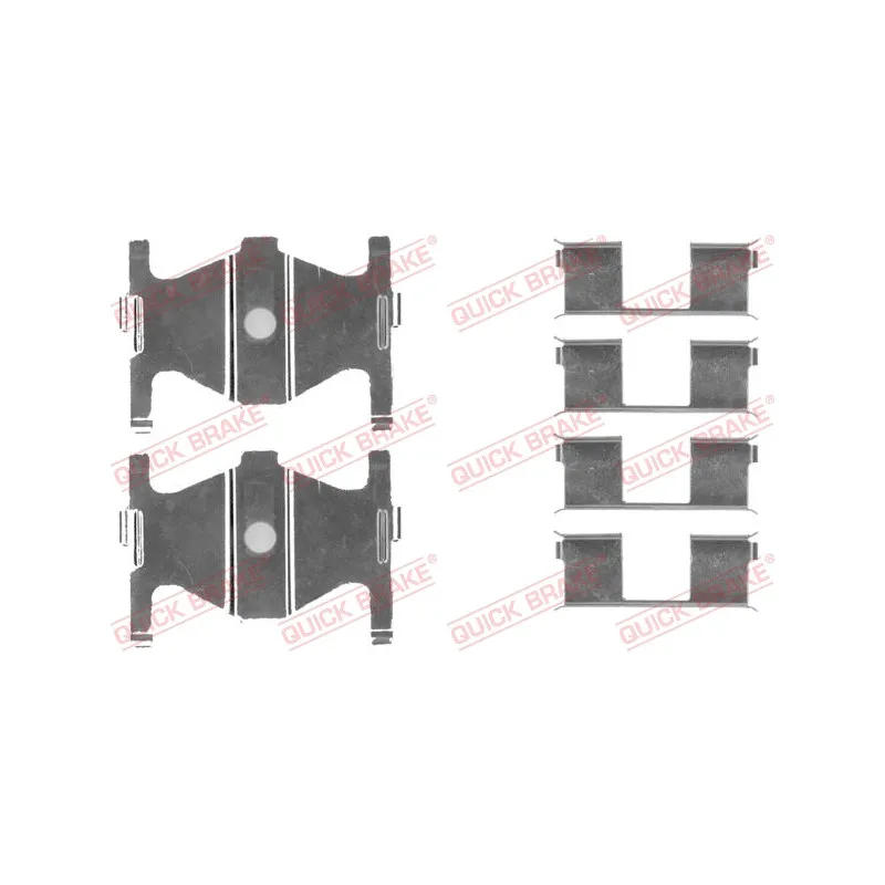 Kit d'accessoires, plaquette de frein à disque QUICK BRAKE 109-1754
