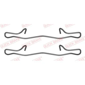 Kit d'accessoires, plaquette de frein à disque QUICK BRAKE 109-1755
