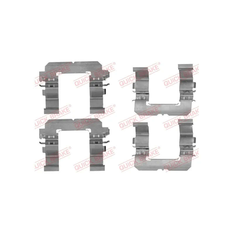 Kit d'accessoires, plaquette de frein à disque QUICK BRAKE 109-1756