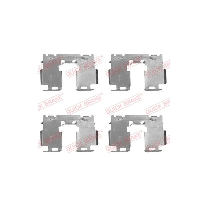 Kit d'accessoires, plaquette de frein à disque QUICK BRAKE 109-1760