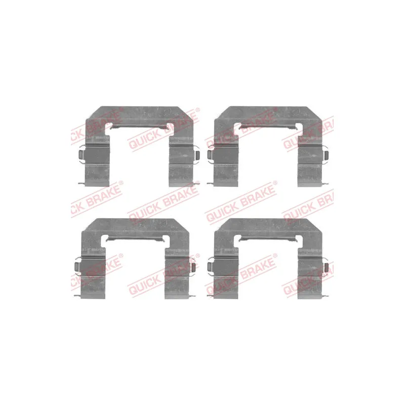Kit d'accessoires, plaquette de frein à disque QUICK BRAKE 109-1761