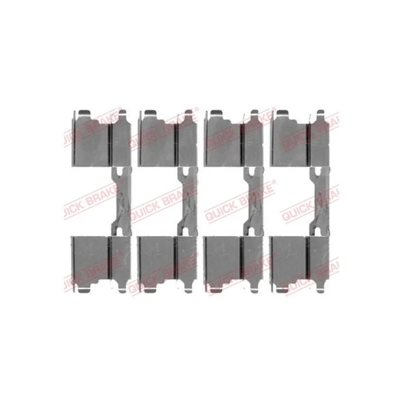 Kit d'accessoires, plaquette de frein à disque QUICK BRAKE 109-1762