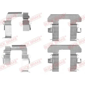 Kit d'accessoires, plaquette de frein à disque QUICK BRAKE 109-1763