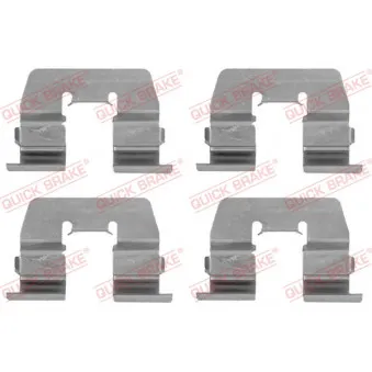 Kit d'accessoires, plaquette de frein à disque QUICK BRAKE