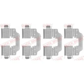 Kit d'accessoires, plaquette de frein à disque QUICK BRAKE 109-1773
