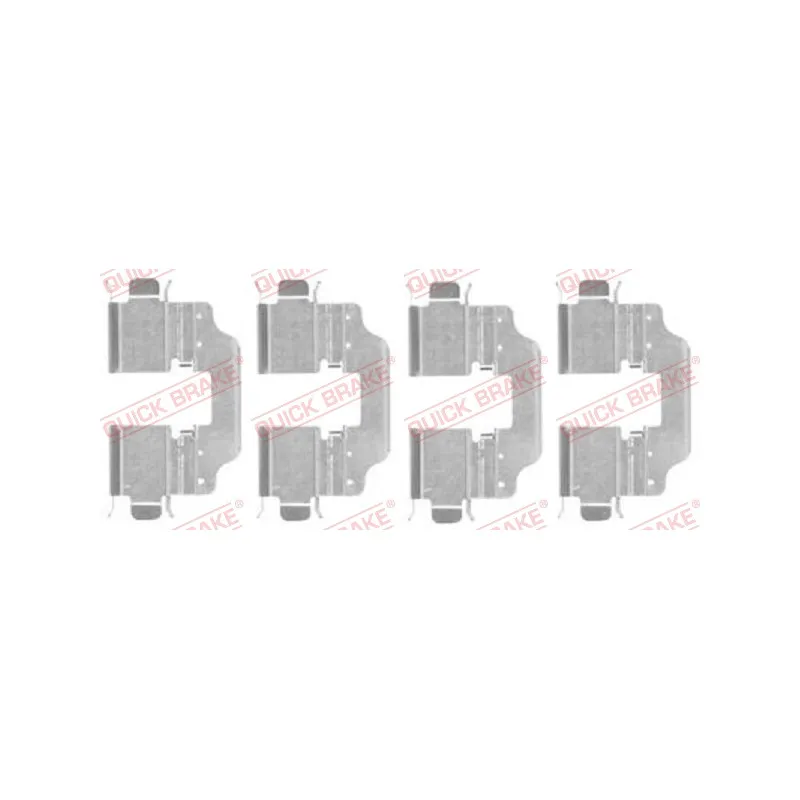 Kit d'accessoires, plaquette de frein à disque QUICK BRAKE 109-1773