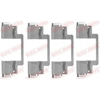 Kit d'accessoires, plaquette de frein à disque QUICK BRAKE 109-1774