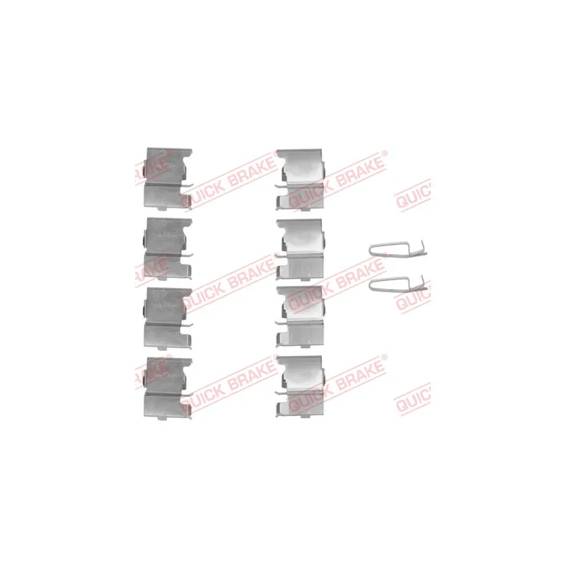 Kit d'accessoires, plaquette de frein à disque QUICK BRAKE 109-1775