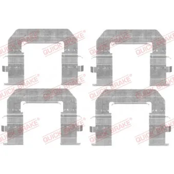 Kit d'accessoires, plaquette de frein à disque QUICK BRAKE 109-1776