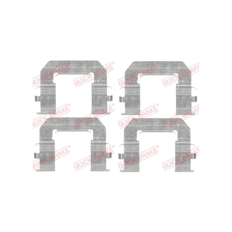 Kit d'accessoires, plaquette de frein à disque QUICK BRAKE 109-1776