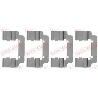 Kit d'accessoires, plaquette de frein à disque QUICK BRAKE 109-1777