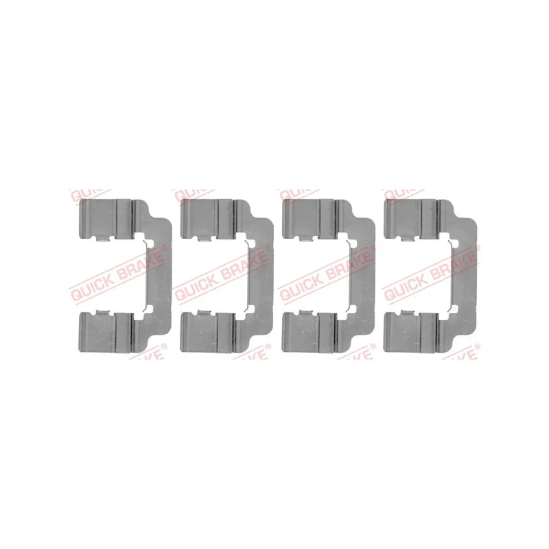 Kit d'accessoires, plaquette de frein à disque QUICK BRAKE 109-1777