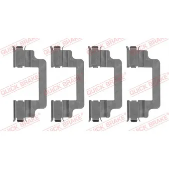 Kit d'accessoires, plaquette de frein à disque QUICK BRAKE 109-1779