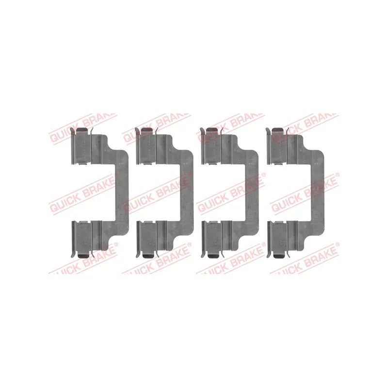 Kit d'accessoires, plaquette de frein à disque QUICK BRAKE 109-1779