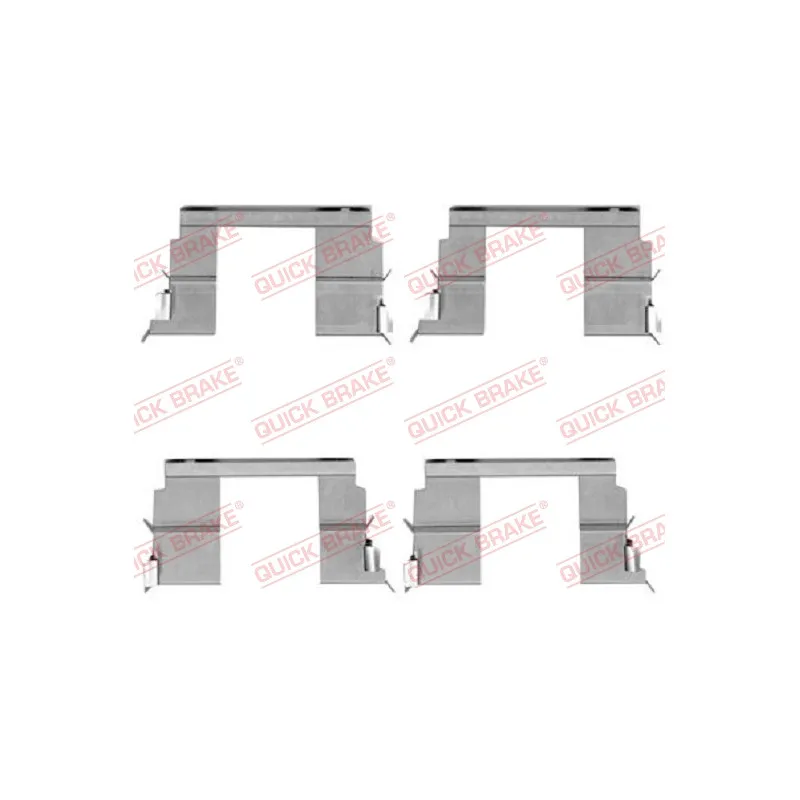 Kit d'accessoires, plaquette de frein à disque QUICK BRAKE 109-1783