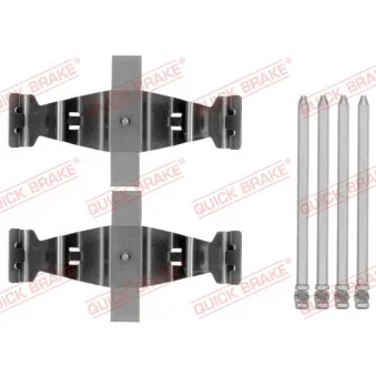 Kit d'accessoires, plaquette de frein à disque QUICK BRAKE 109-1786