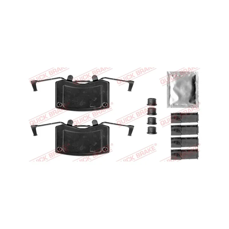 Kit d'accessoires, plaquette de frein à disque QUICK BRAKE 109-1787