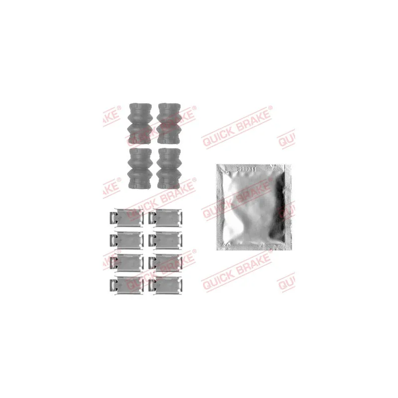 Kit d'accessoires, plaquette de frein à disque QUICK BRAKE 109-1788