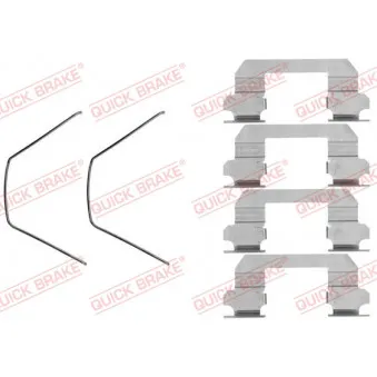 Kit d'accessoires, plaquette de frein à disque QUICK BRAKE 109-1789